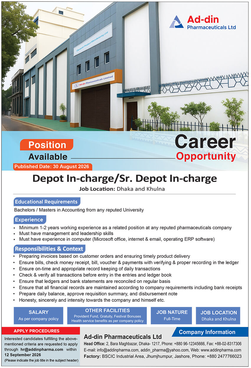 Depot. In-charge