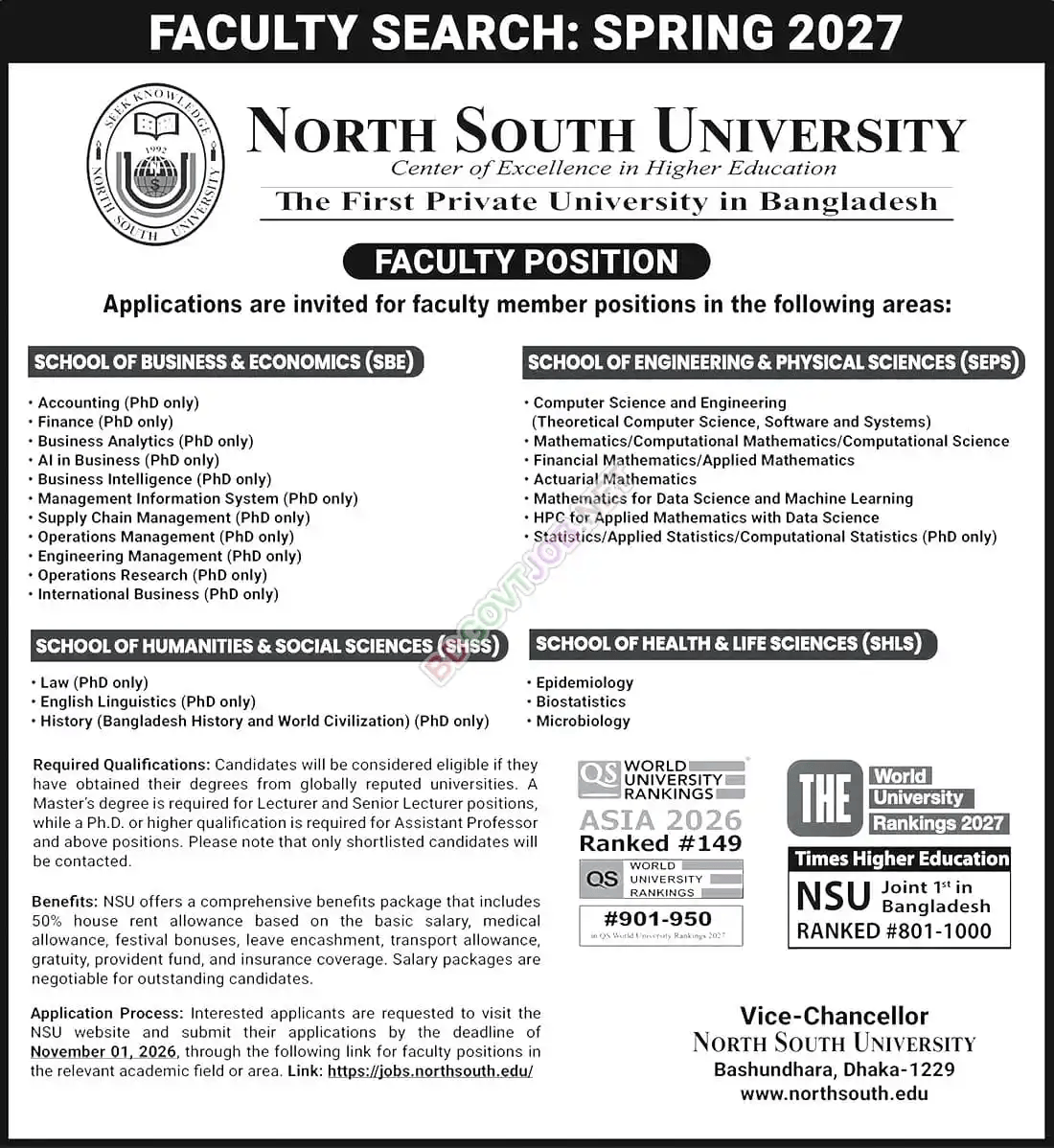 Lecturer/Senior Lecturer/Assistant Professor