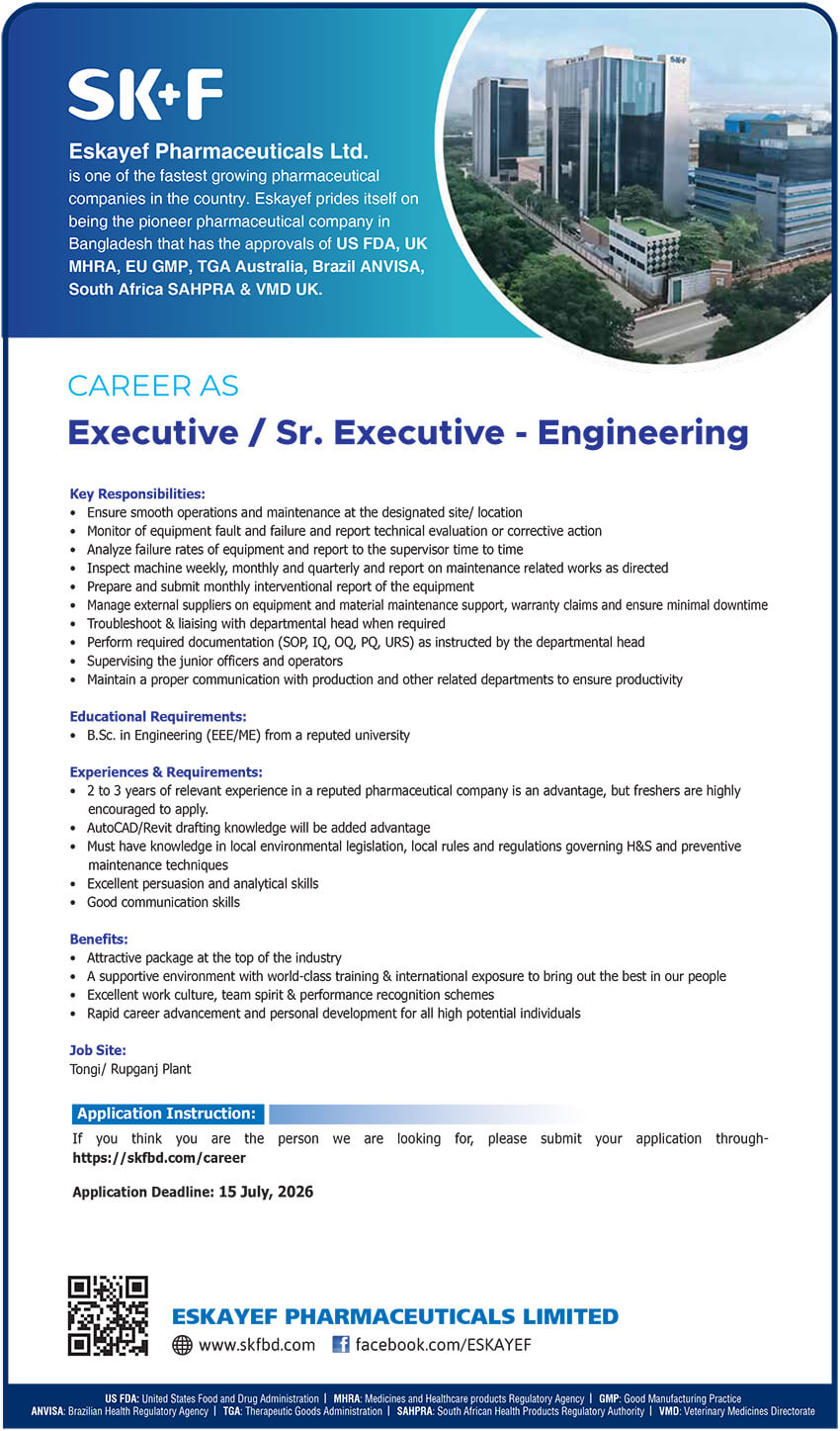 Executive / Sr. Executive - Engineering